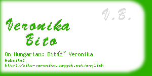 veronika bito business card